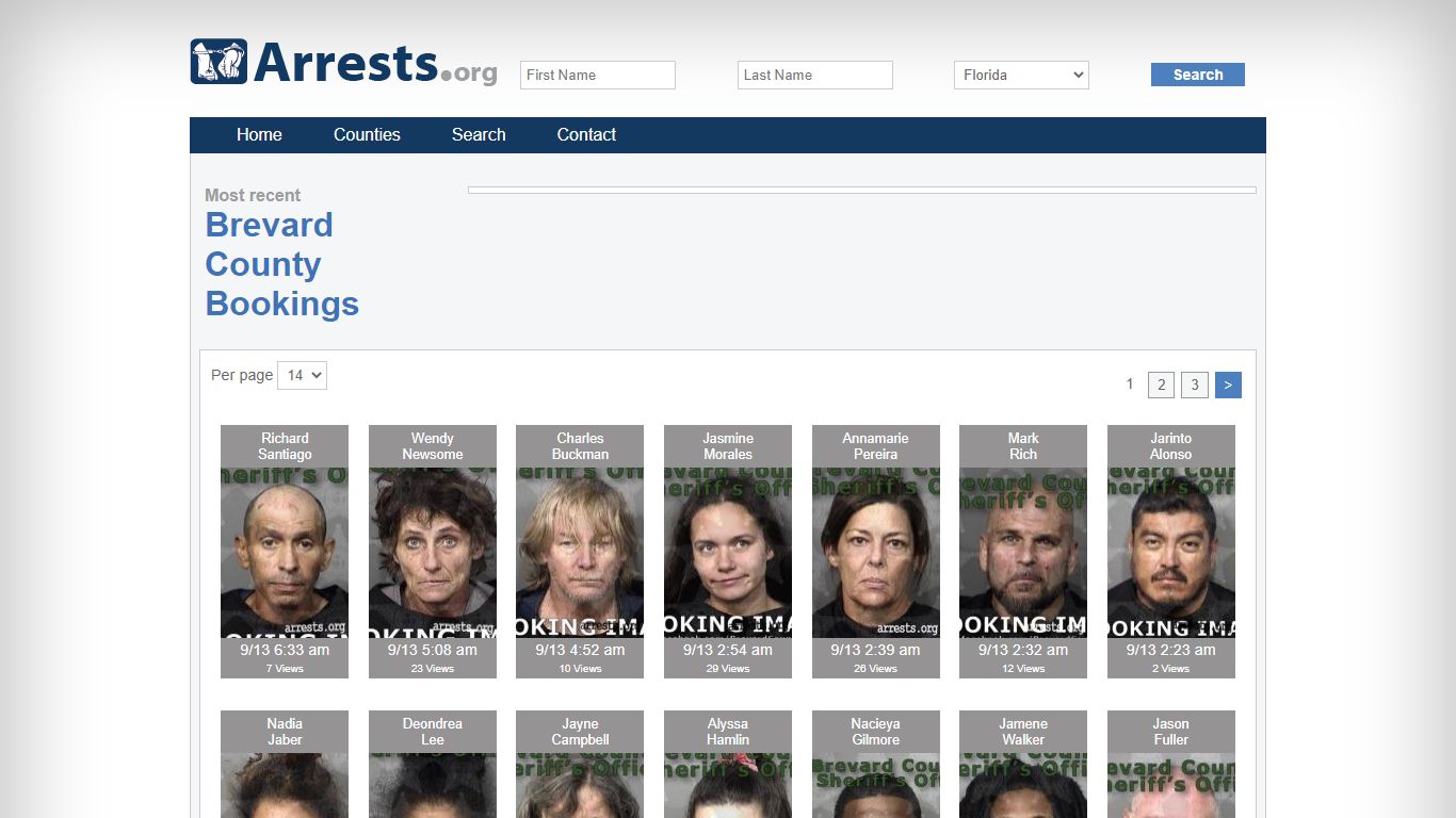 Brevard County Arrests and Inmate Search